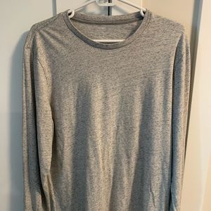 Grey tri-blend long sleeve